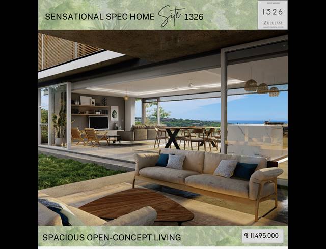 4 BEDROOM FREESTANDING FOR SALE IN ZULULAMI LUXURY COASTAL ESTATE